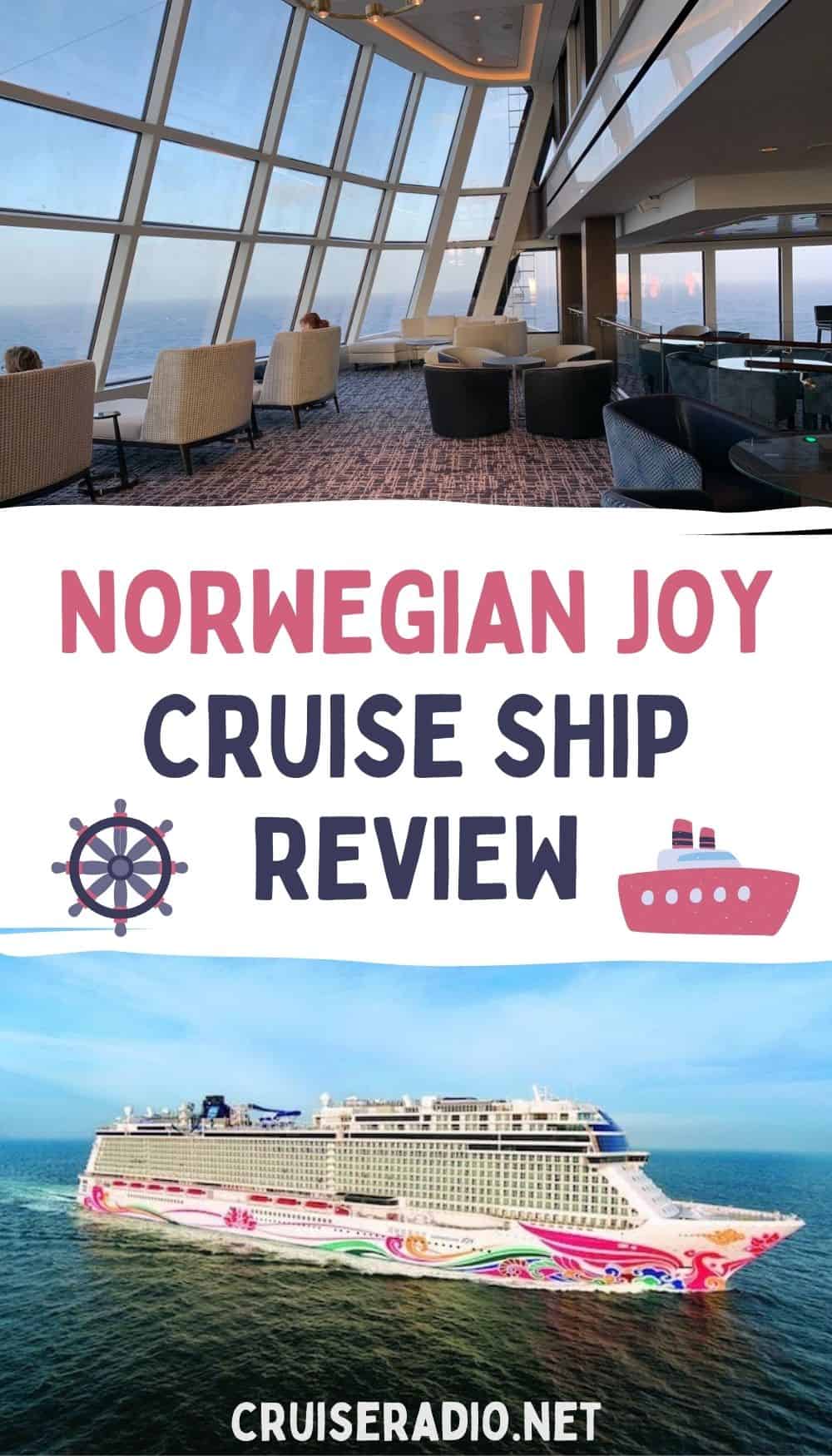 norwegian joy cruise ship review