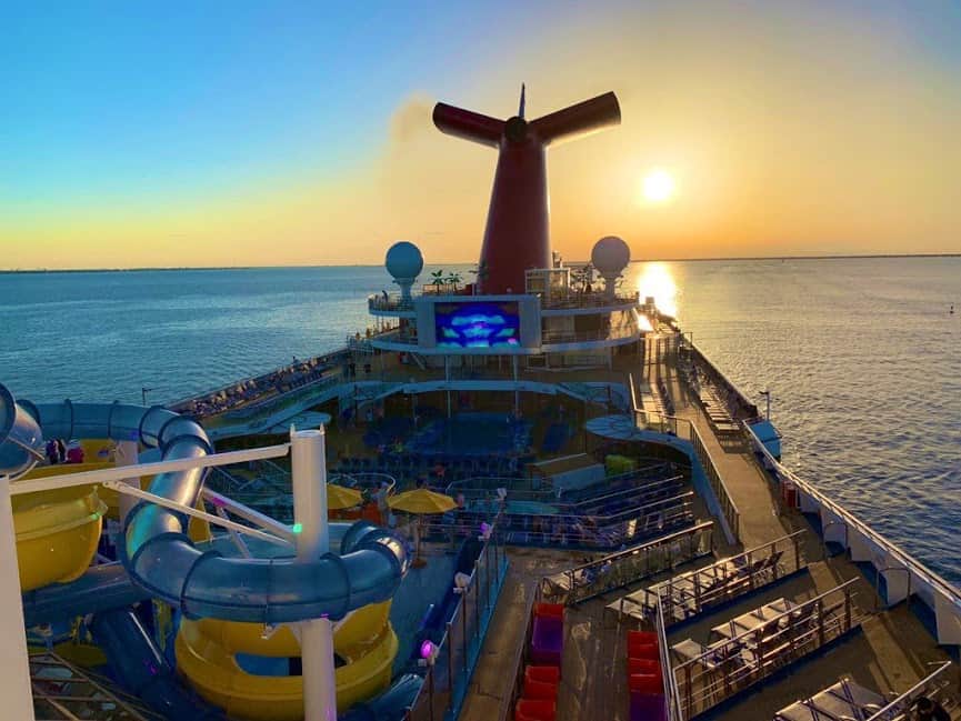 carnival sunrise at sunset