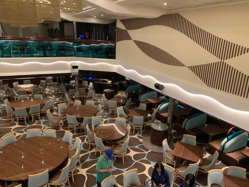 carnival sunrise dining room