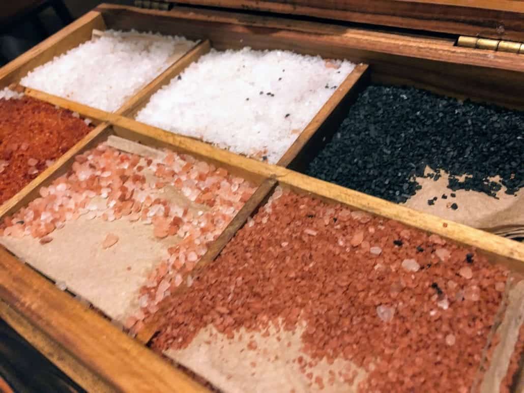 box of artisan salts