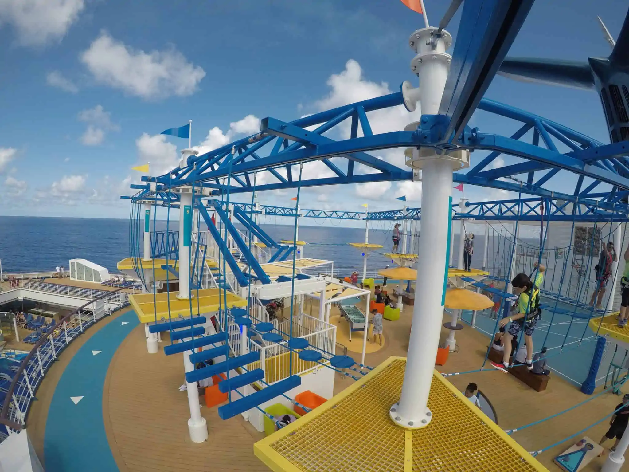 Carnival Sunrise ropes course