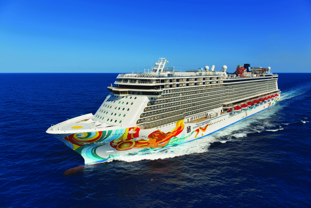 norwegian getaway exterior aerial