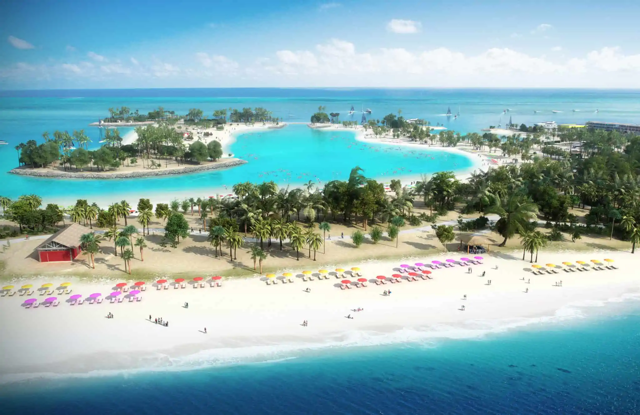 Ocean Cay MSC Marine Reserve features 7 beaches for guests