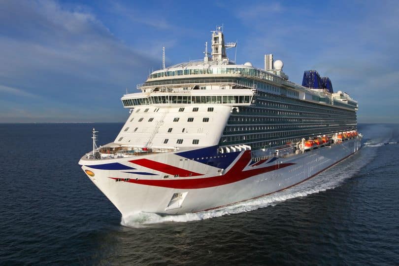 P&O cruises ship