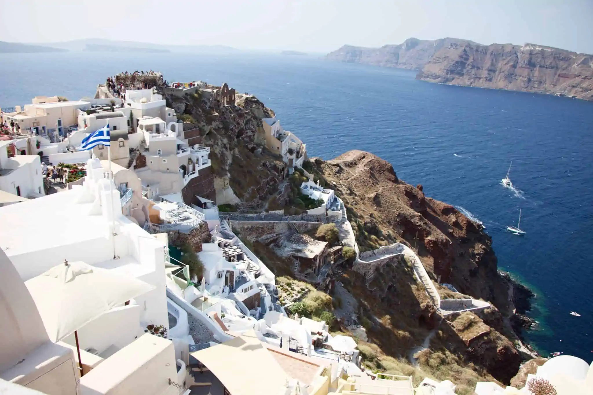 oia caldera santorini greece