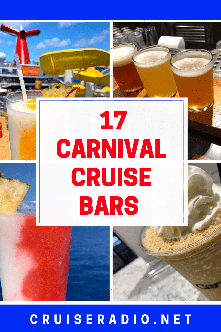 CARNIVAL CRUISE LINE BARS AND LOUNGES