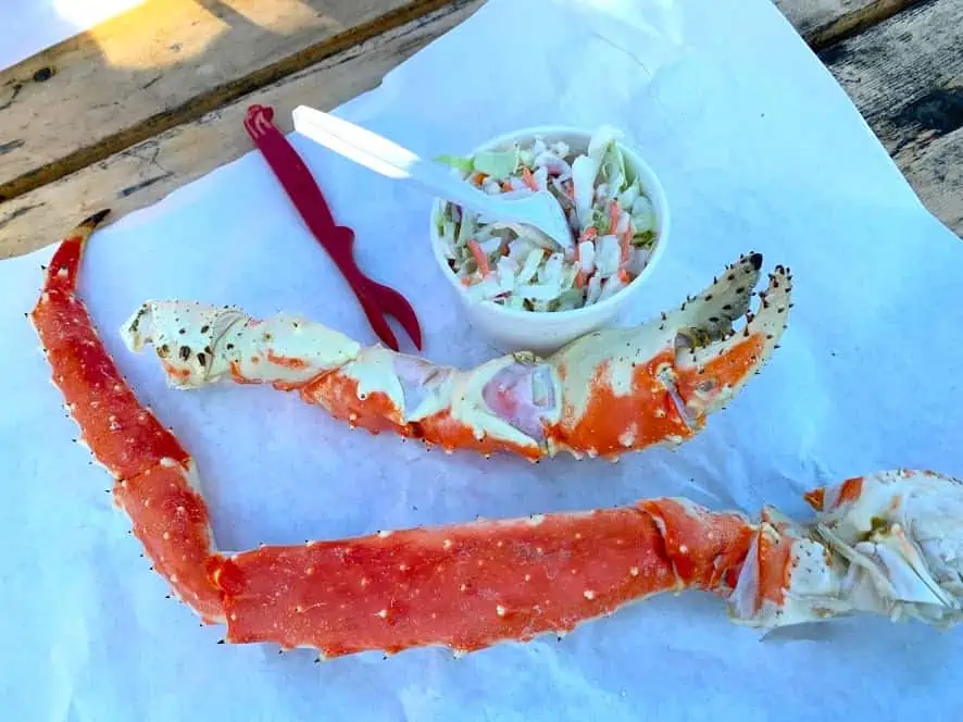 delectable King Crab legs