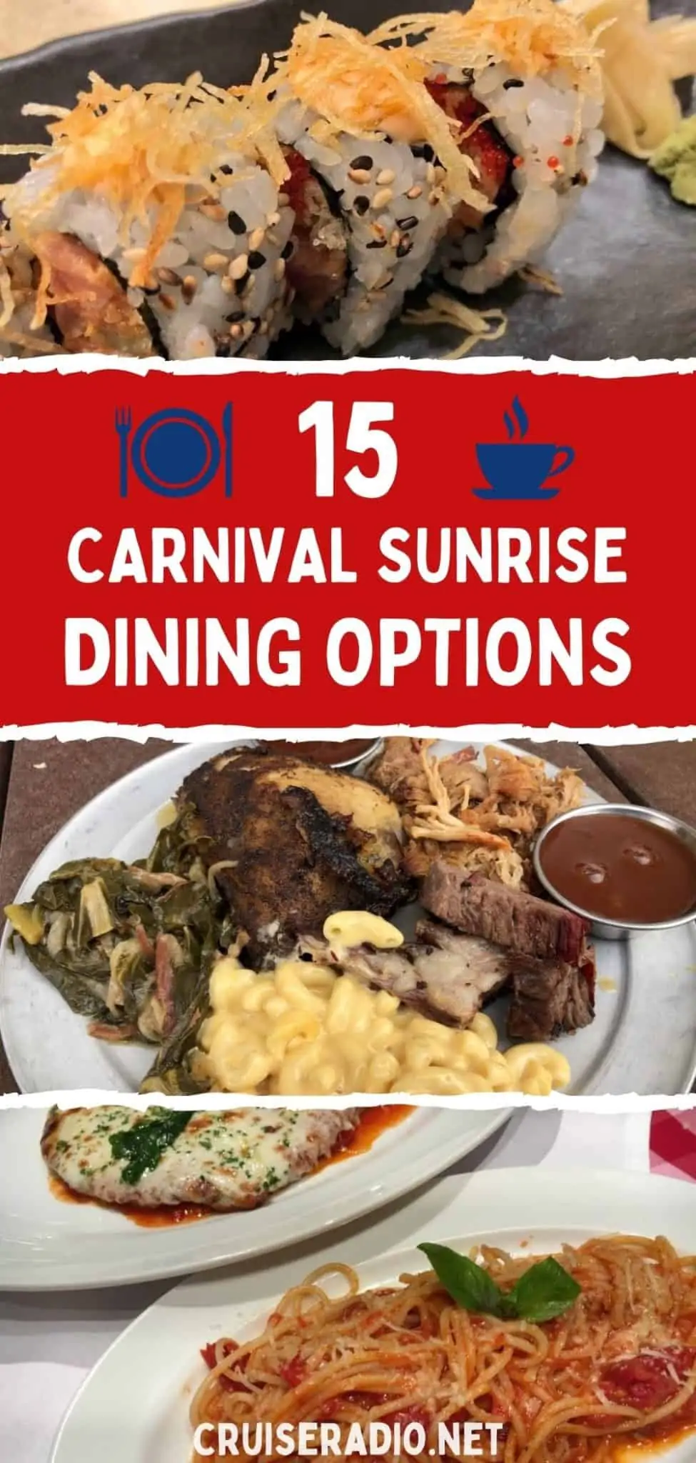 sunrise dining room carnival