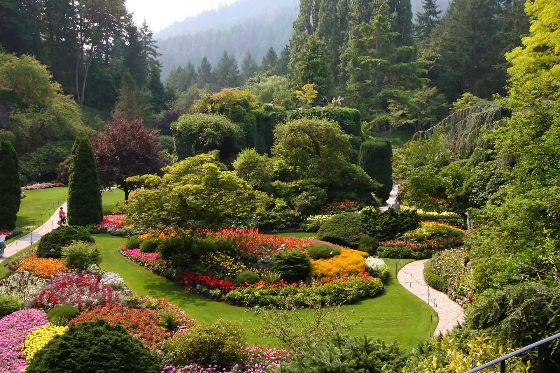 butchart gardens victoria british columbia