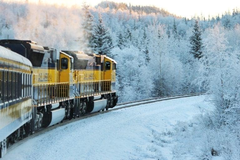 alaska railroad train