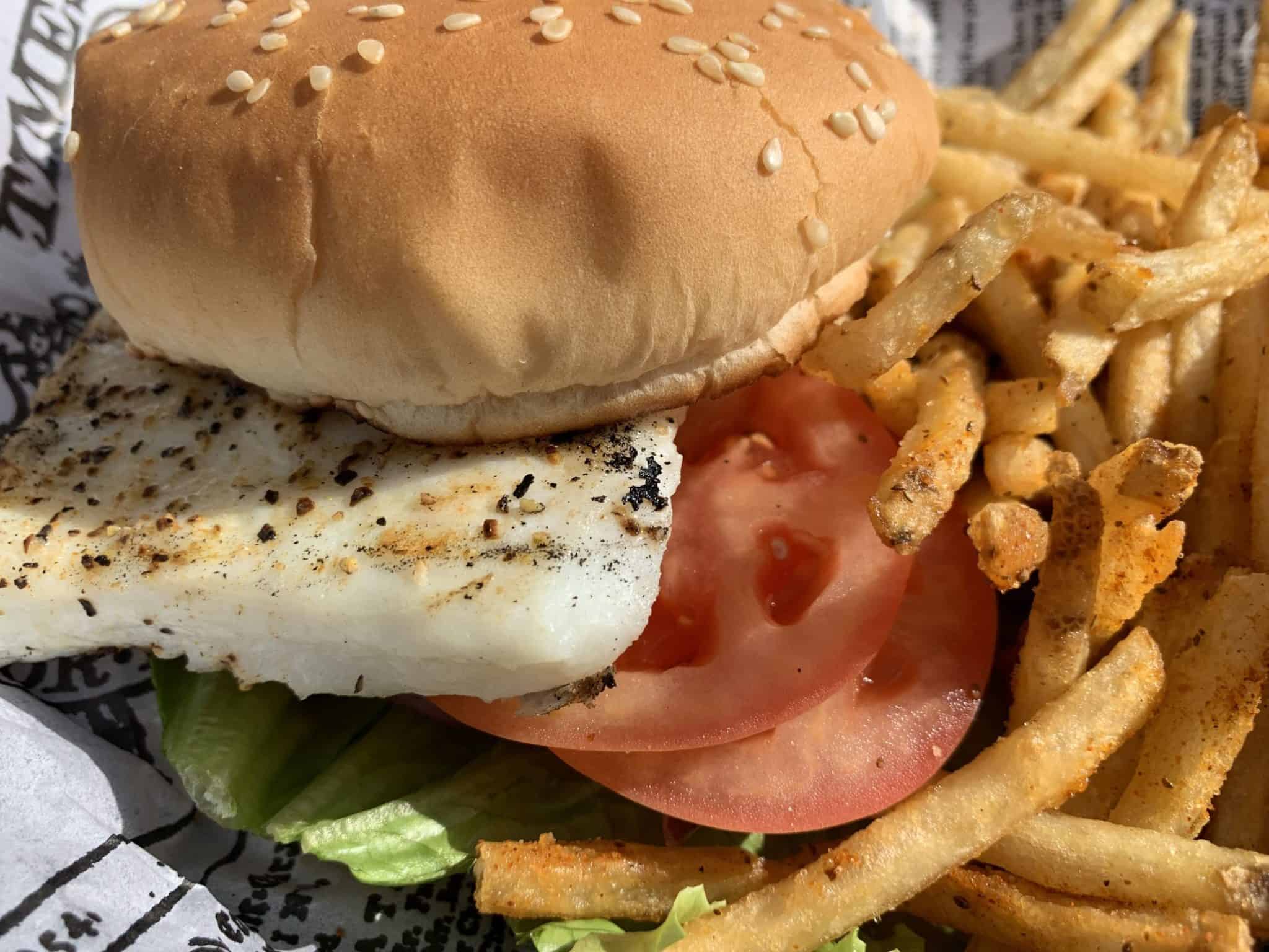 yummg burger and fries