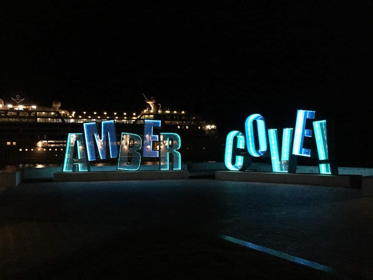 AMBER COVE SIGN