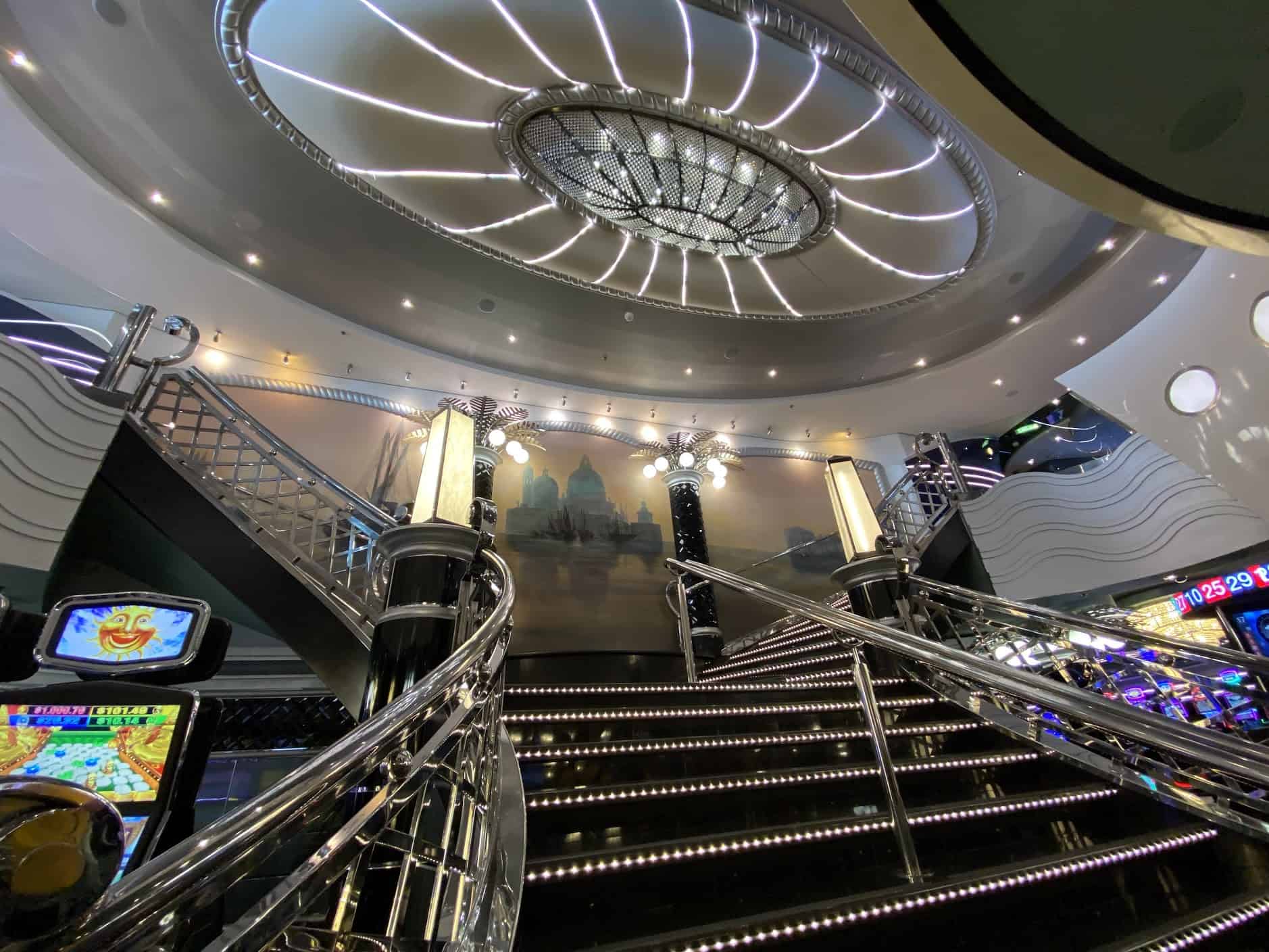 grand staircase msc divina casino