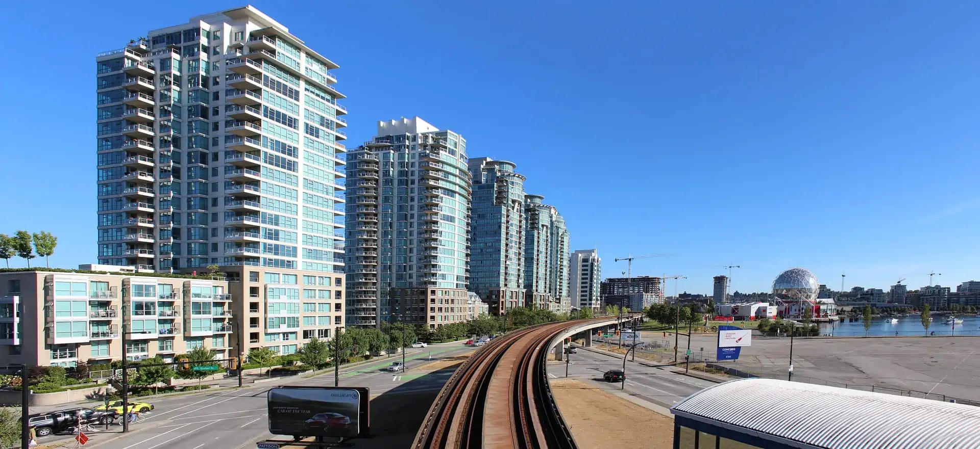 vancouver cruise port to train station