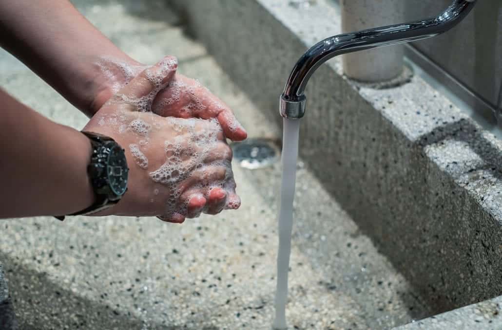 princess cruises wash hands