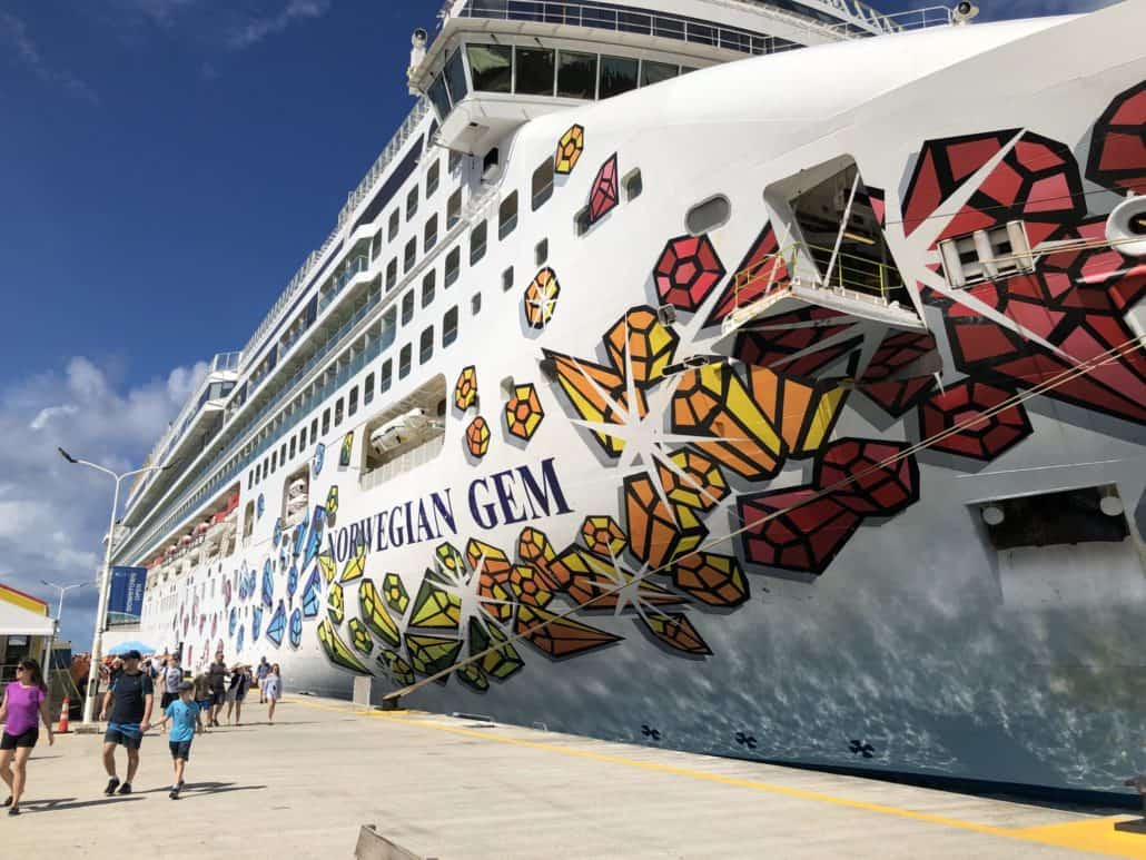 norwegian Gem Docked