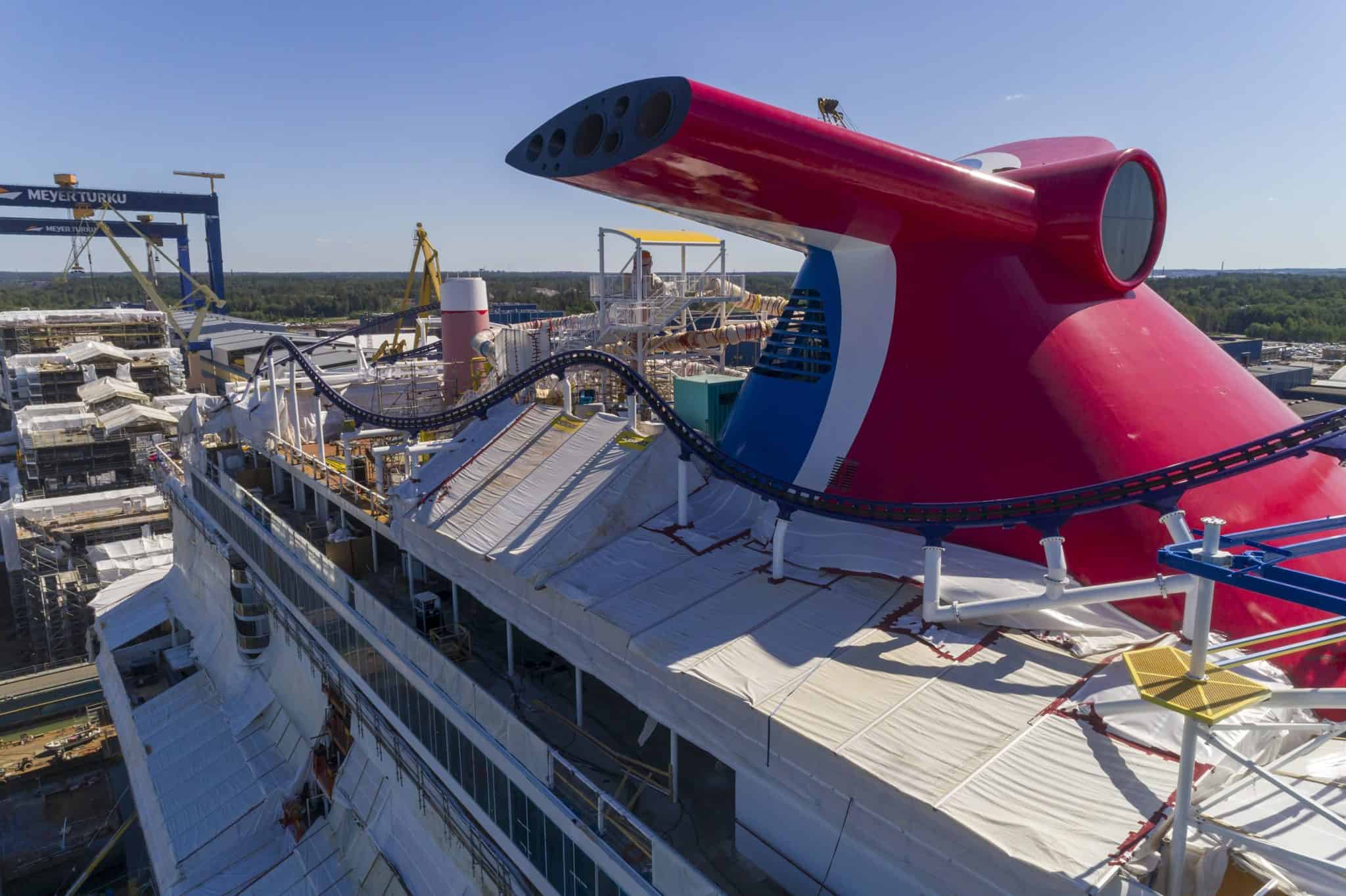 rollercoaster cruise ship carnival