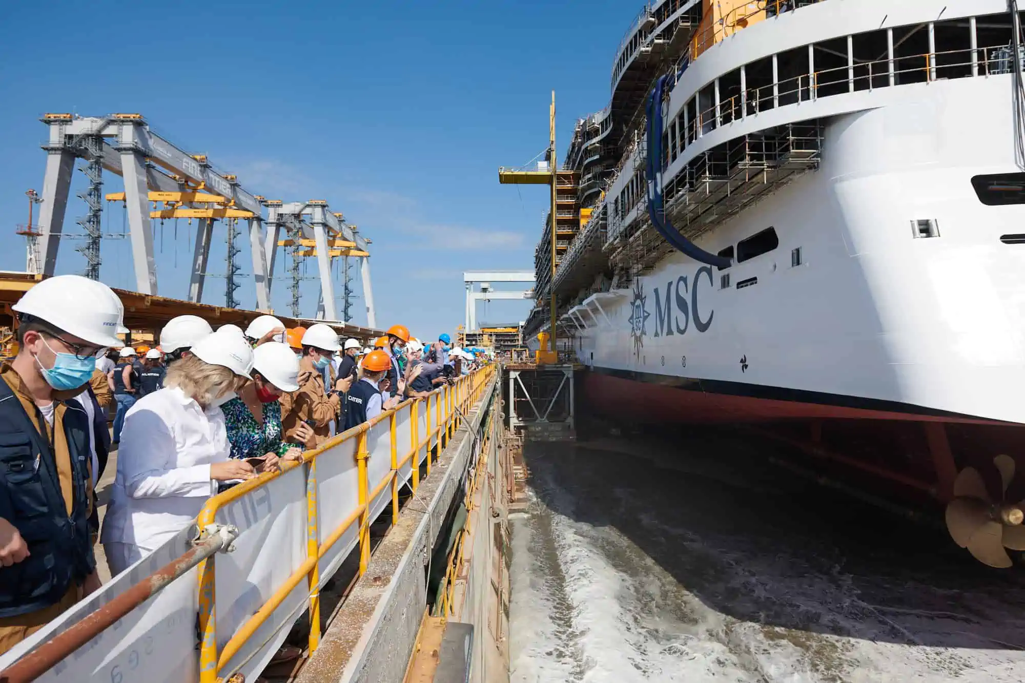 msc seashore floated out