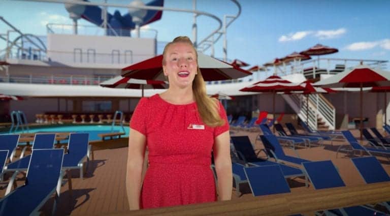 Emma Nixon hosting promo video carnival panorama