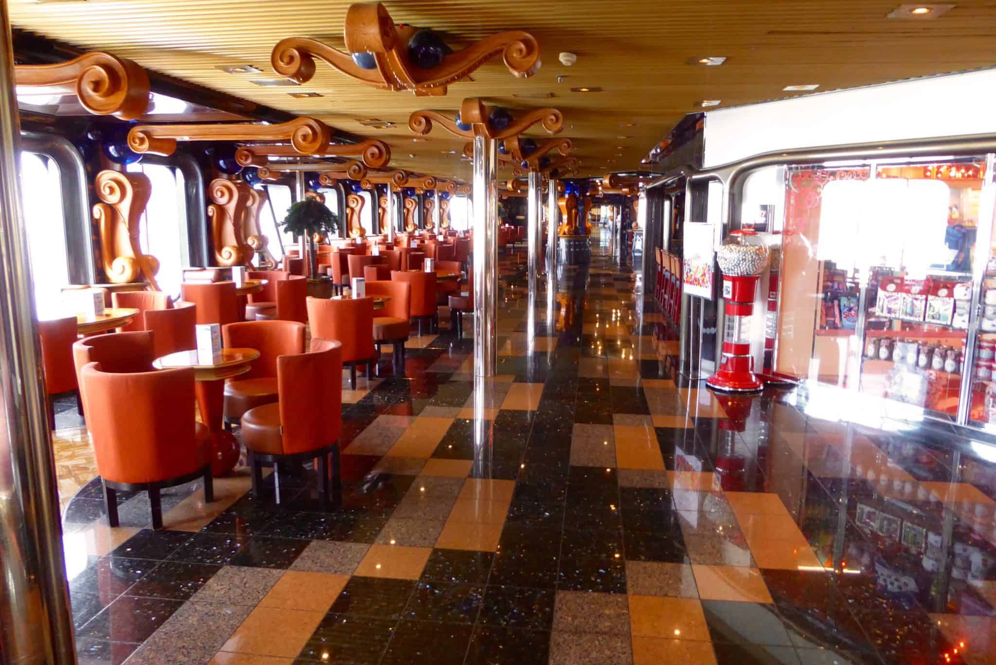inspiration boulevard on carnival inspiration cruise ship