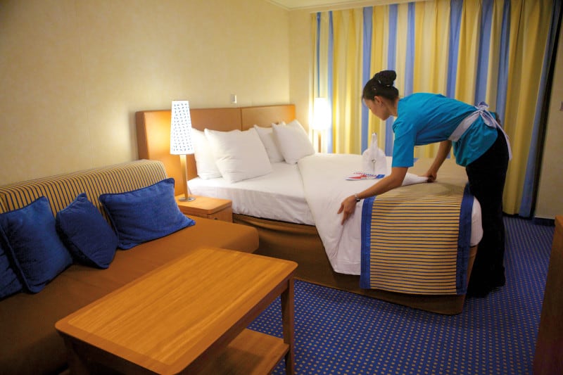 cabin clean carnival cruise line