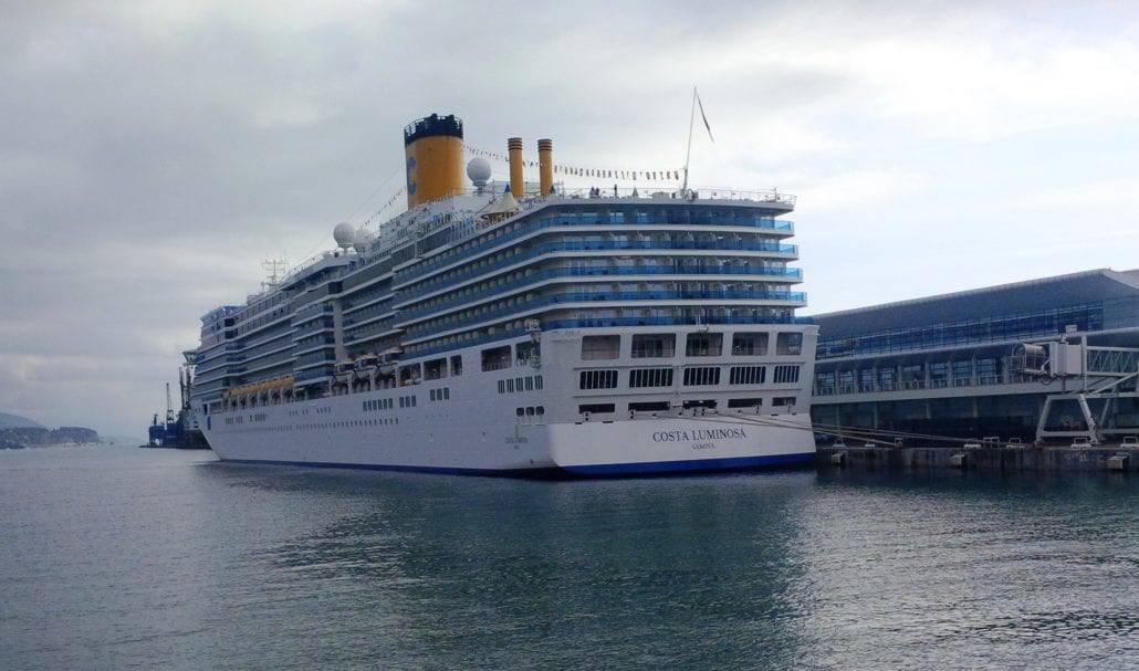 Costa Luminosa Docked