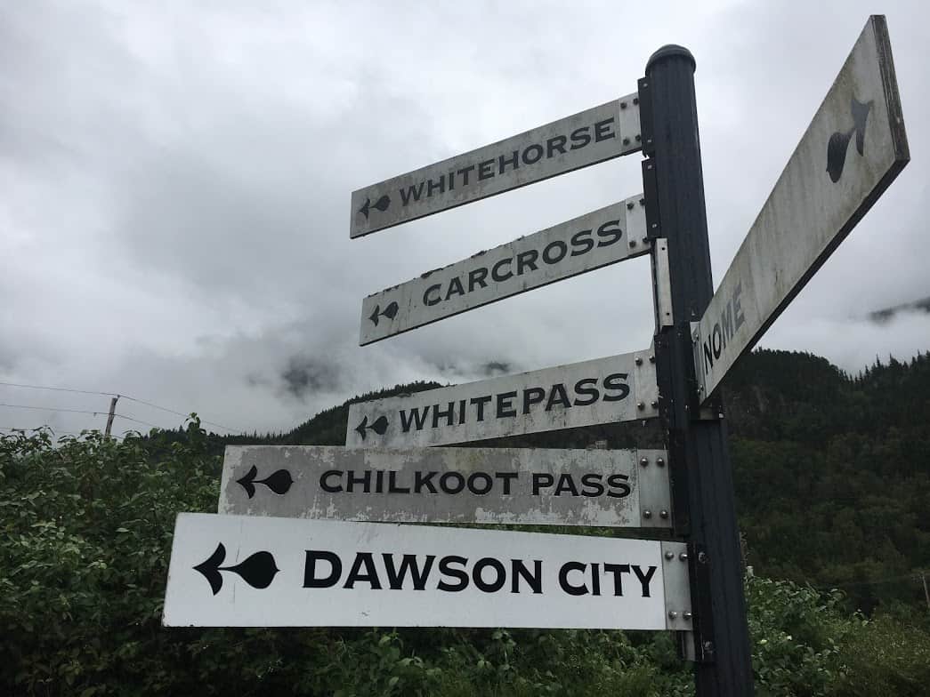 Skagway Alaska signs