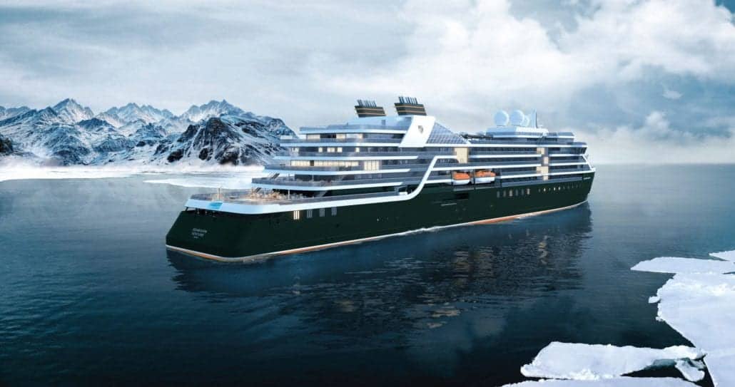 Seabourn Venture exterior rendering aft