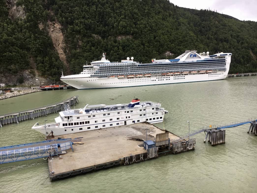 skagway cruise ship pier