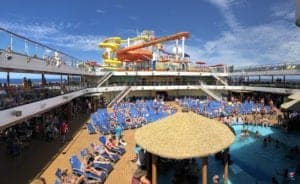 carnival breeze pool deck
