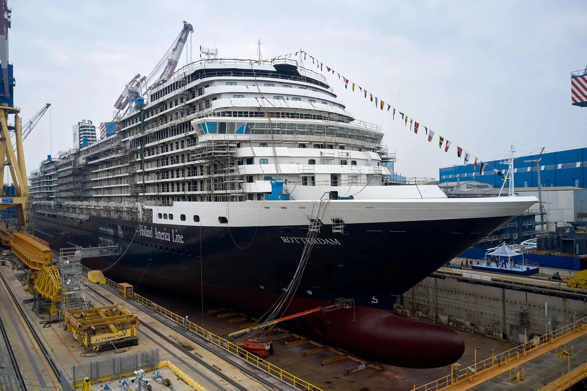 rotterdam construction shipyard holland america