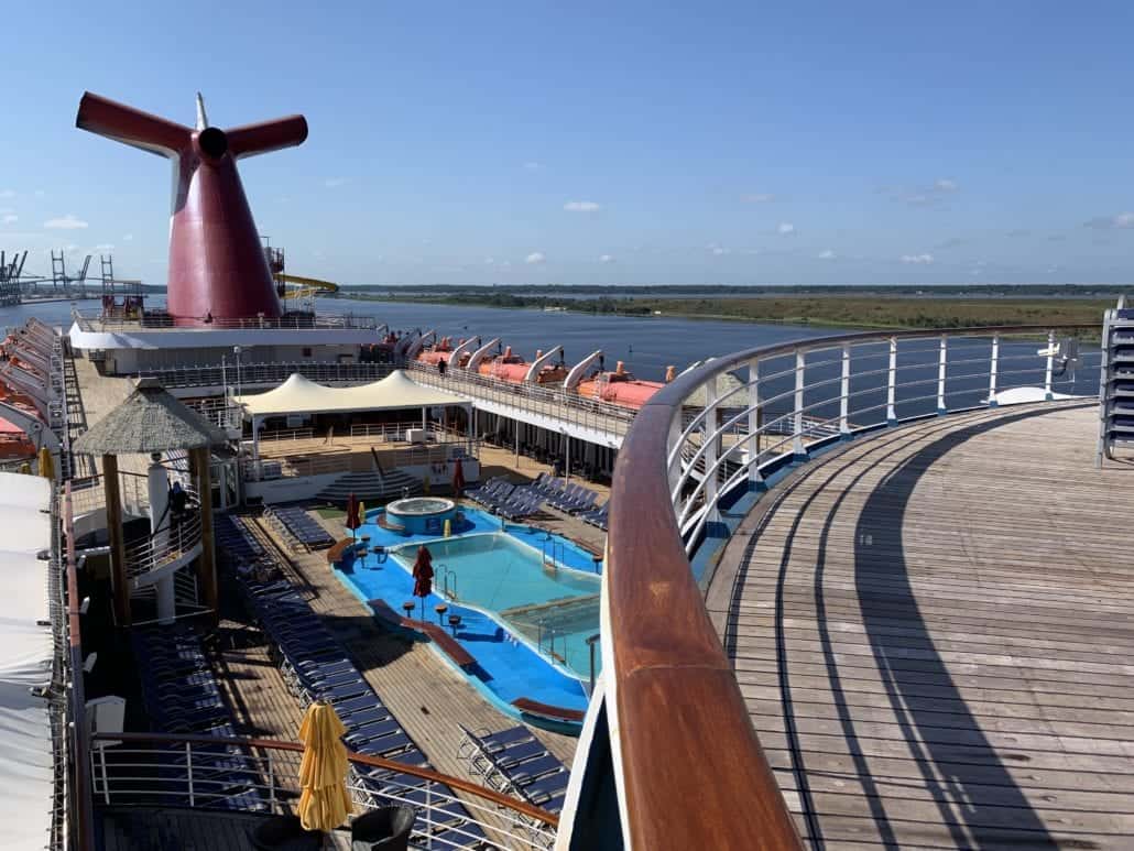 carnival ecstasy lido deck