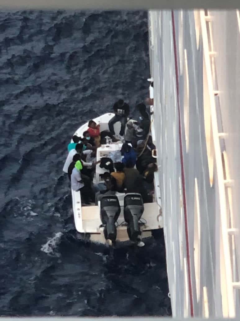 Carnival Cruise Ship Rescues 24 From Sinking Boat
