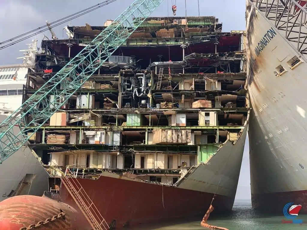 abandoned carnival cruise ships