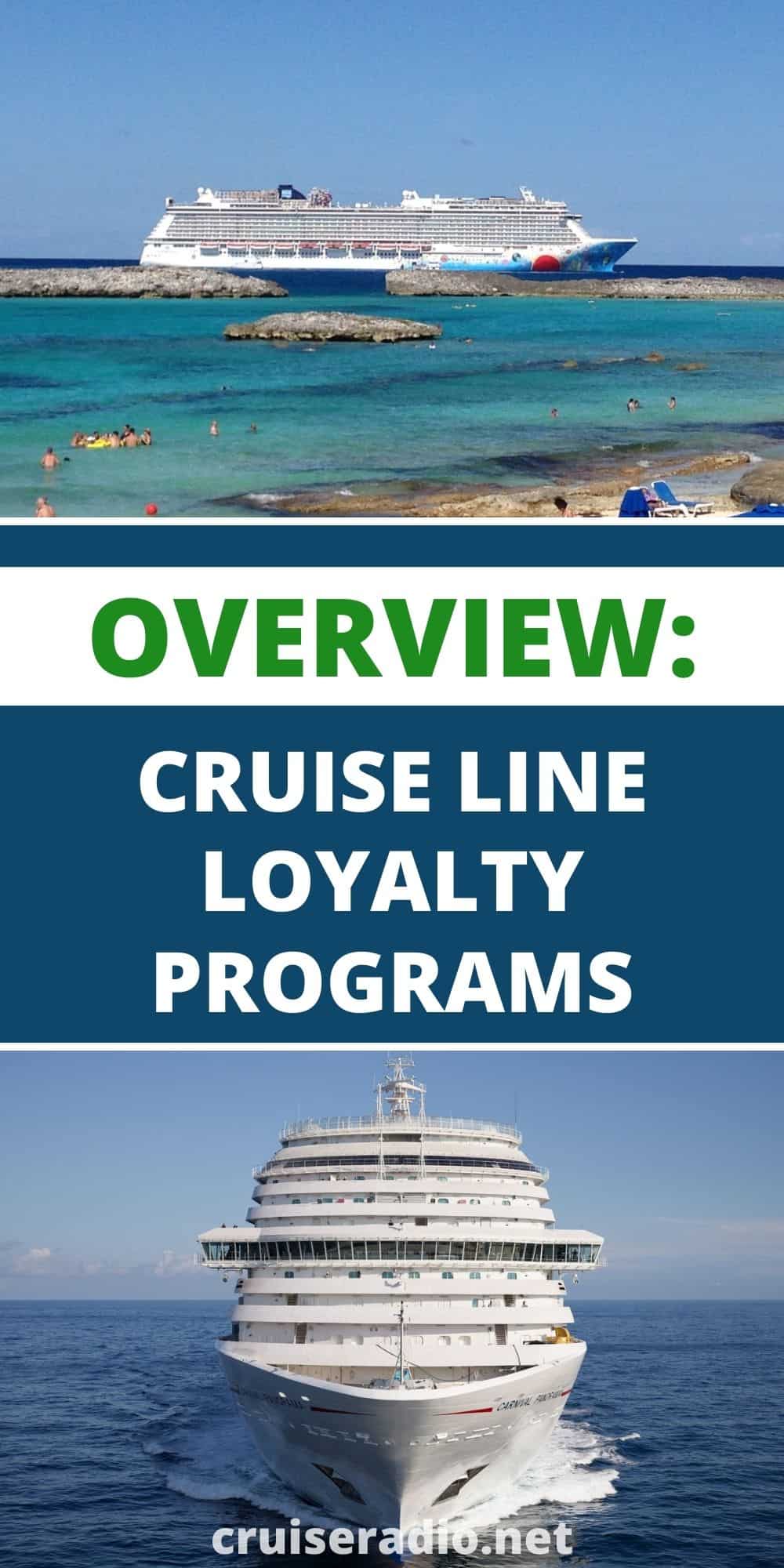 overview of the different cruise line loyalty programs