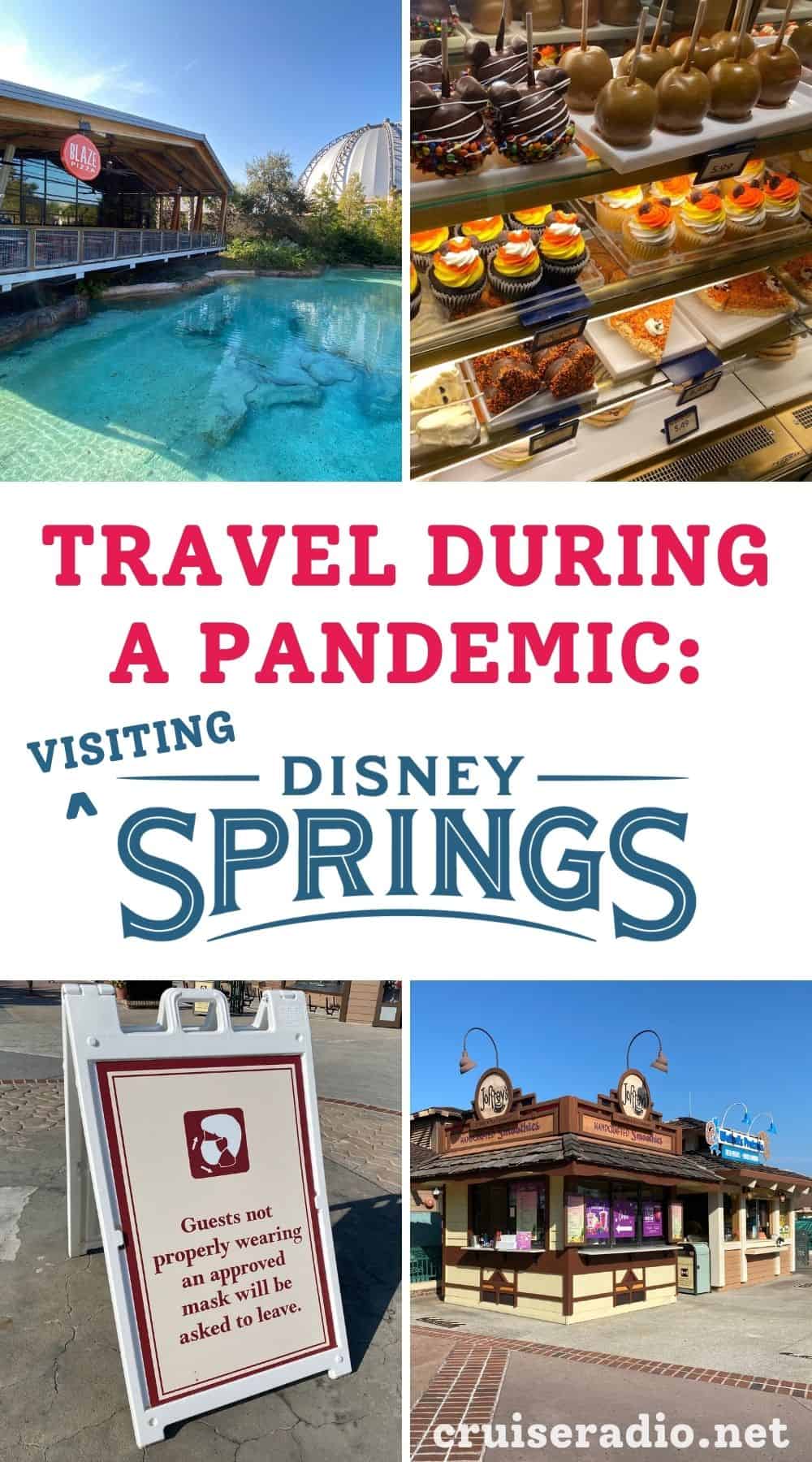 travel during a pandemic - visiting disney springs in florida