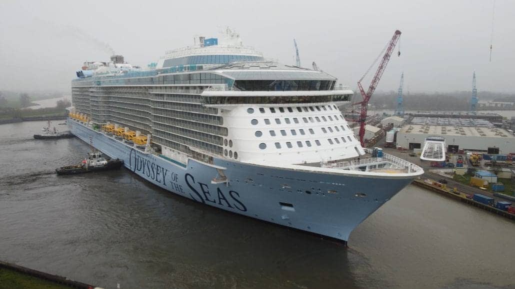 odyssey of the seas floated out