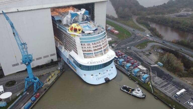 odyssey of the seas floated out