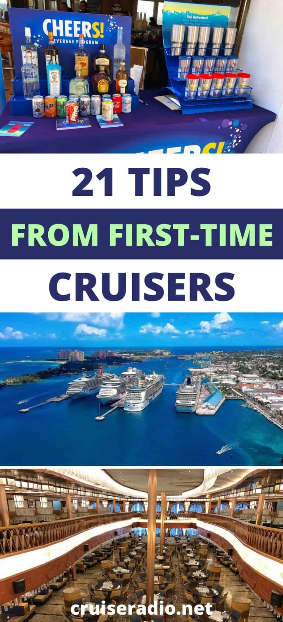 21 tips from first-time cruisers