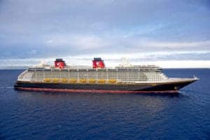 Disney cruise line fantasy aerial