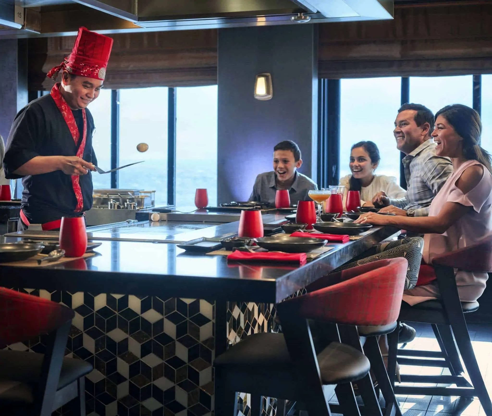 norwegian bliss teppanyaki restaurant