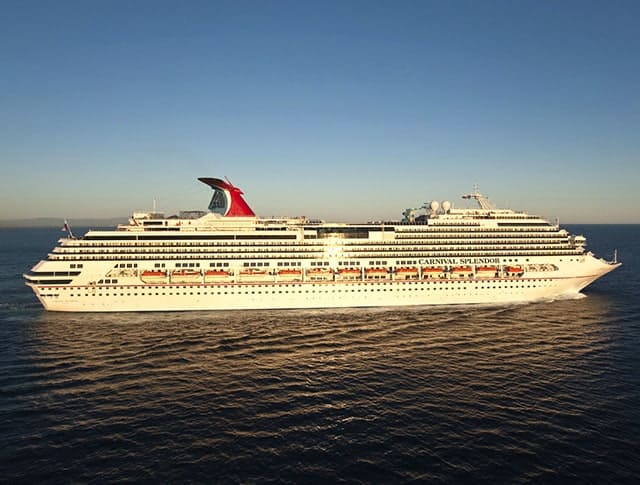 Aerial view of Carnival Splendor