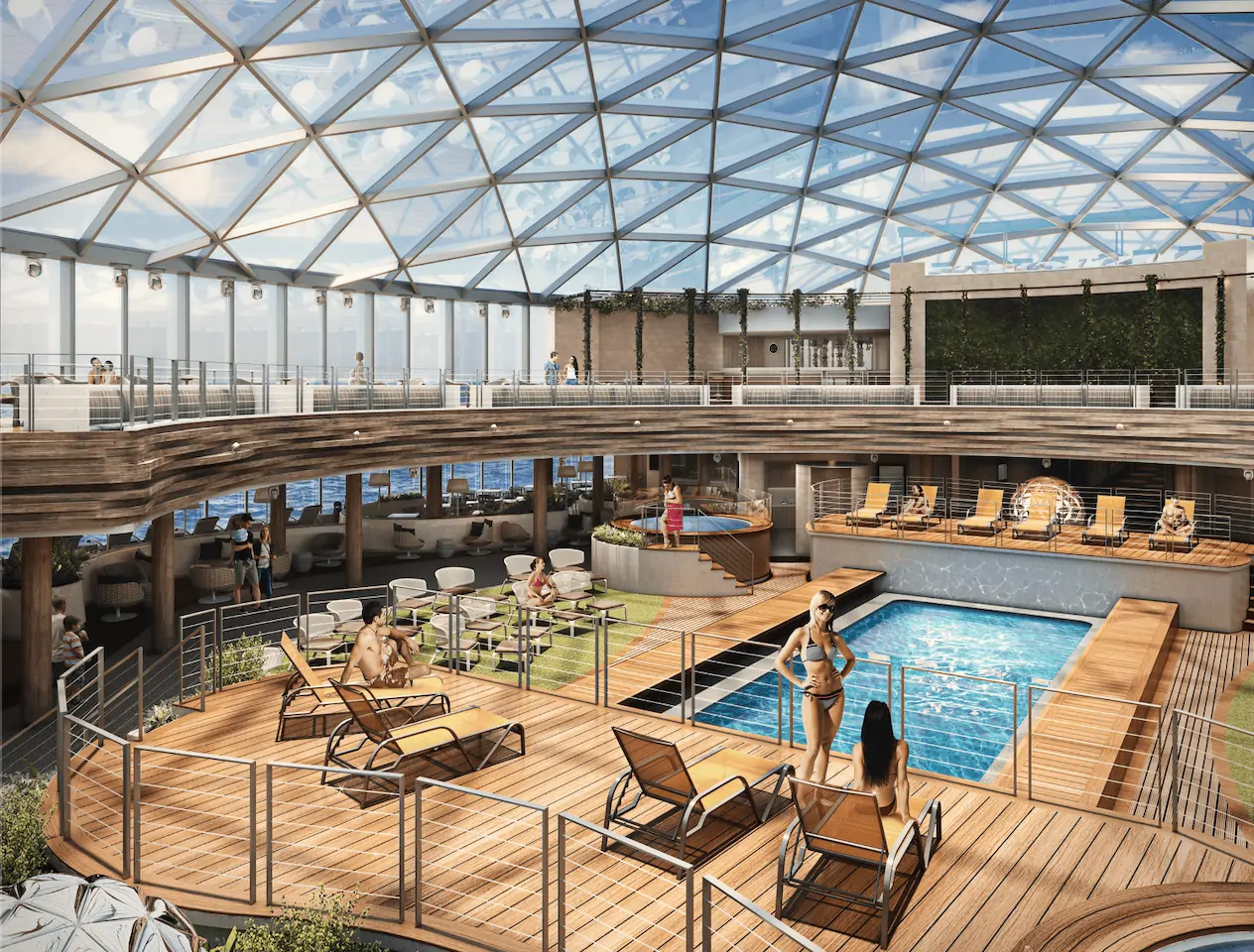 p&o cruises iona SkyDome rendering