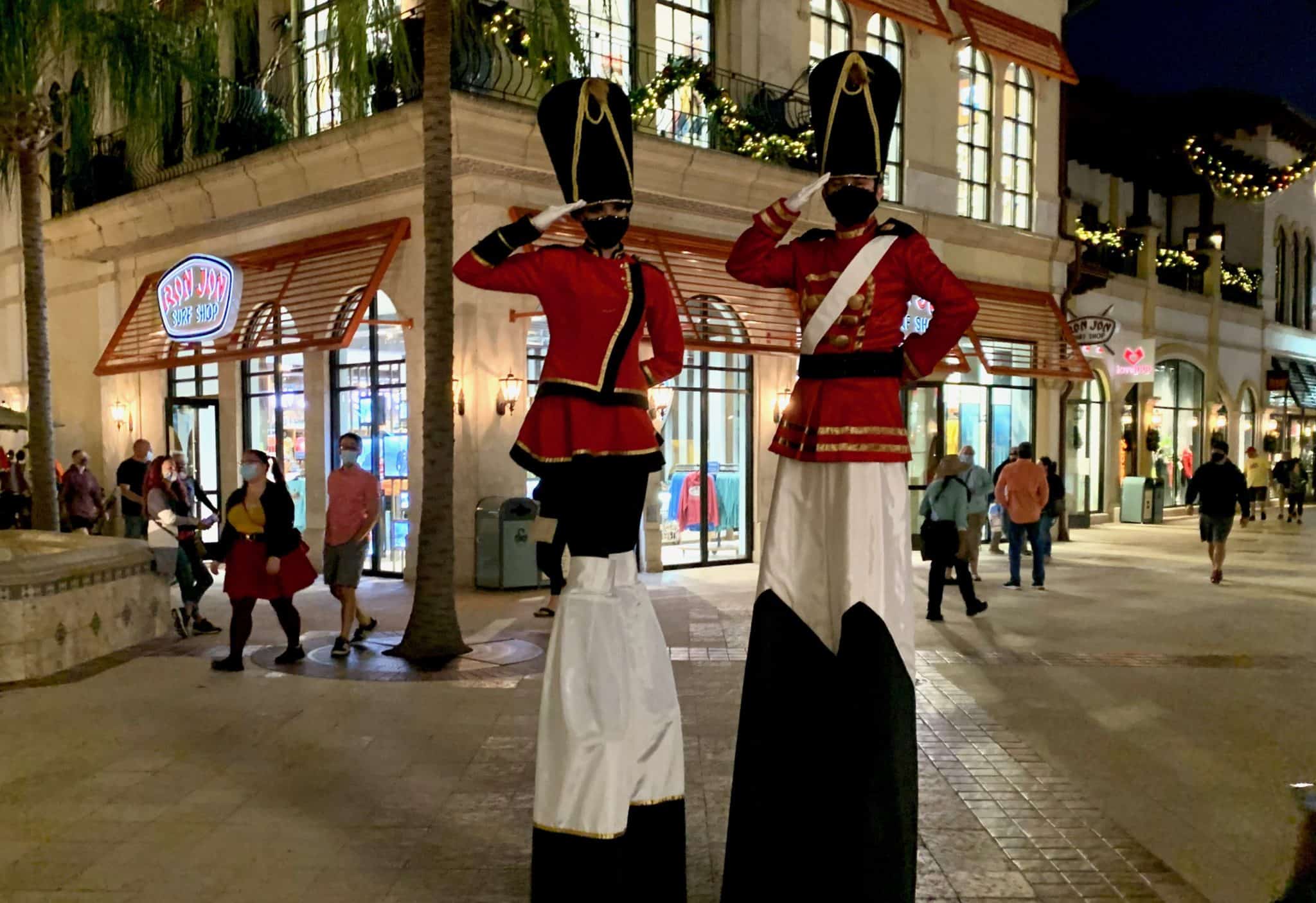 disney springs christmas decorations TOY SOLDIERS