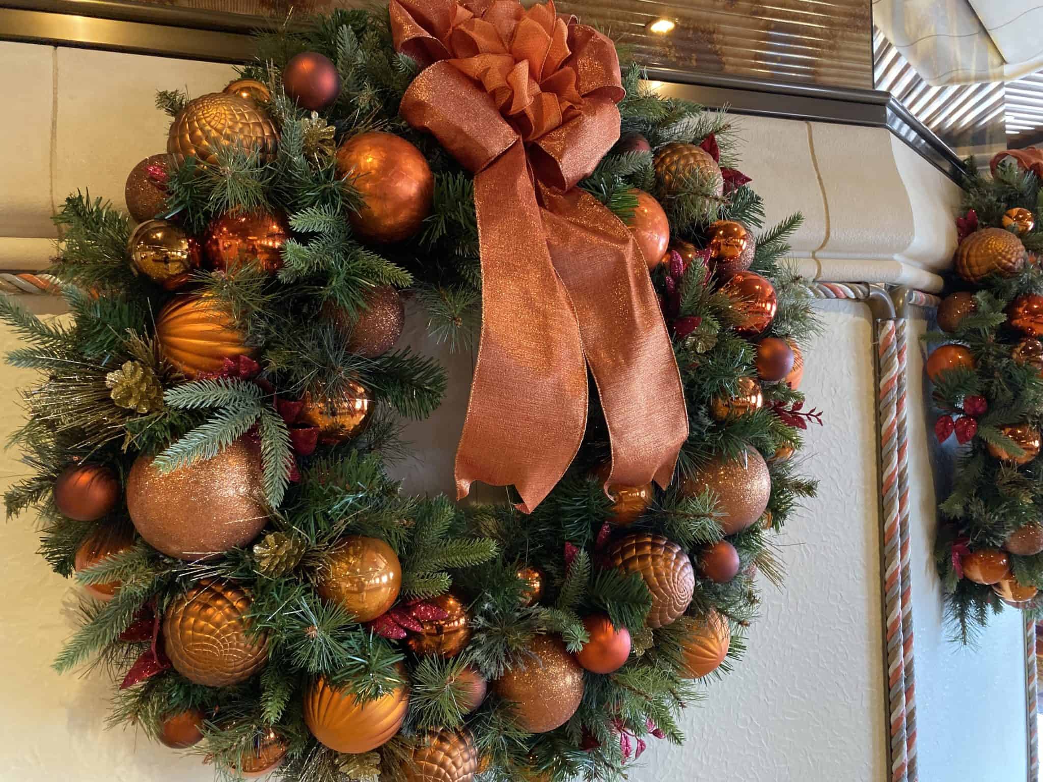 carnival pride christmas wreath