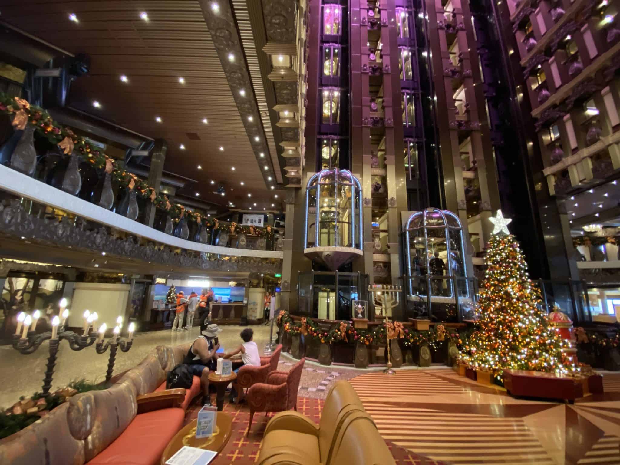 carnival pride christmas atrium