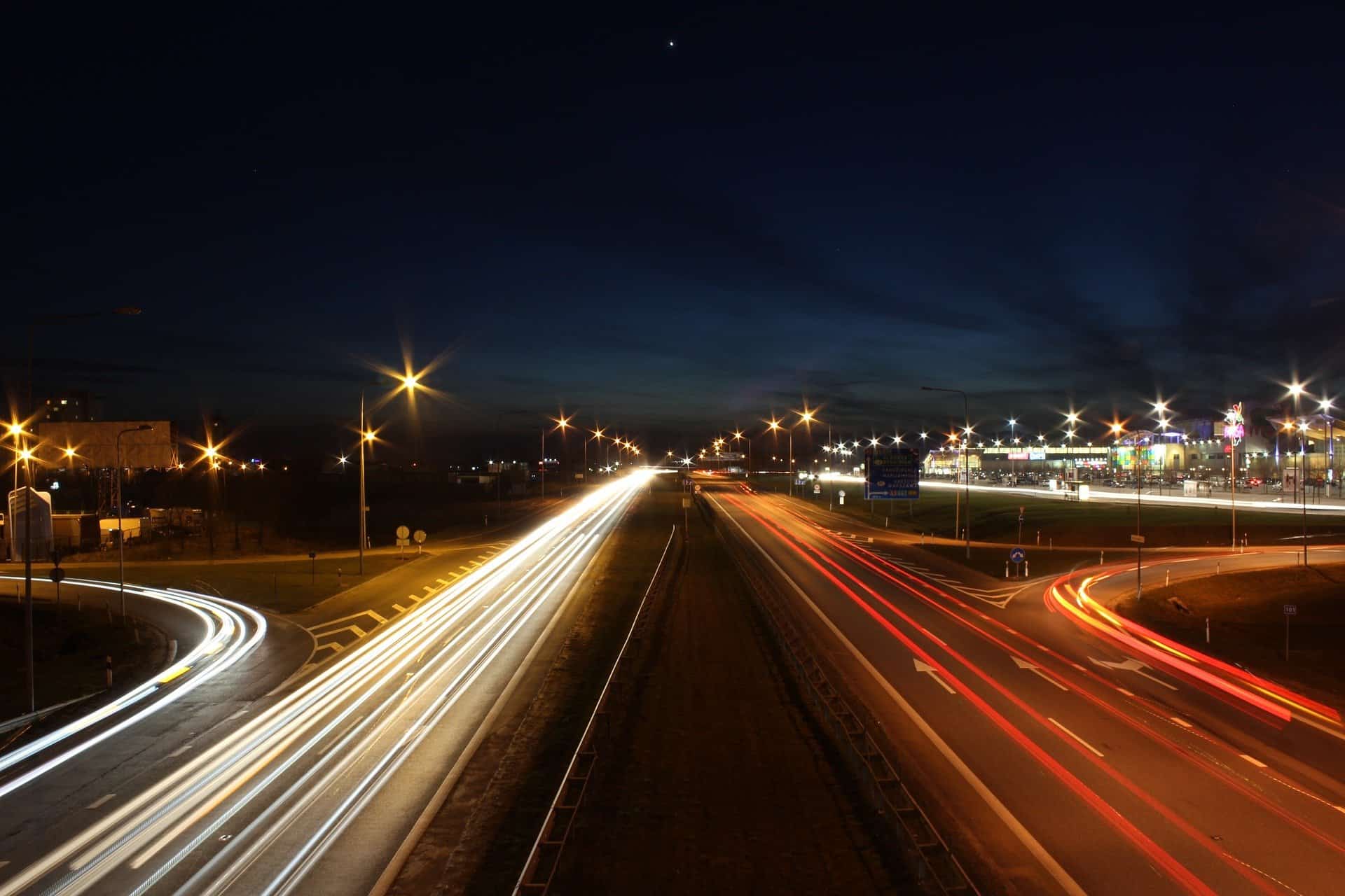 highway night drive pixabay