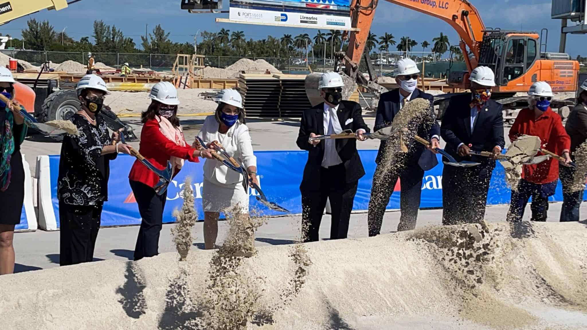 carnival celebration terminal f PortMiami groundbreaking