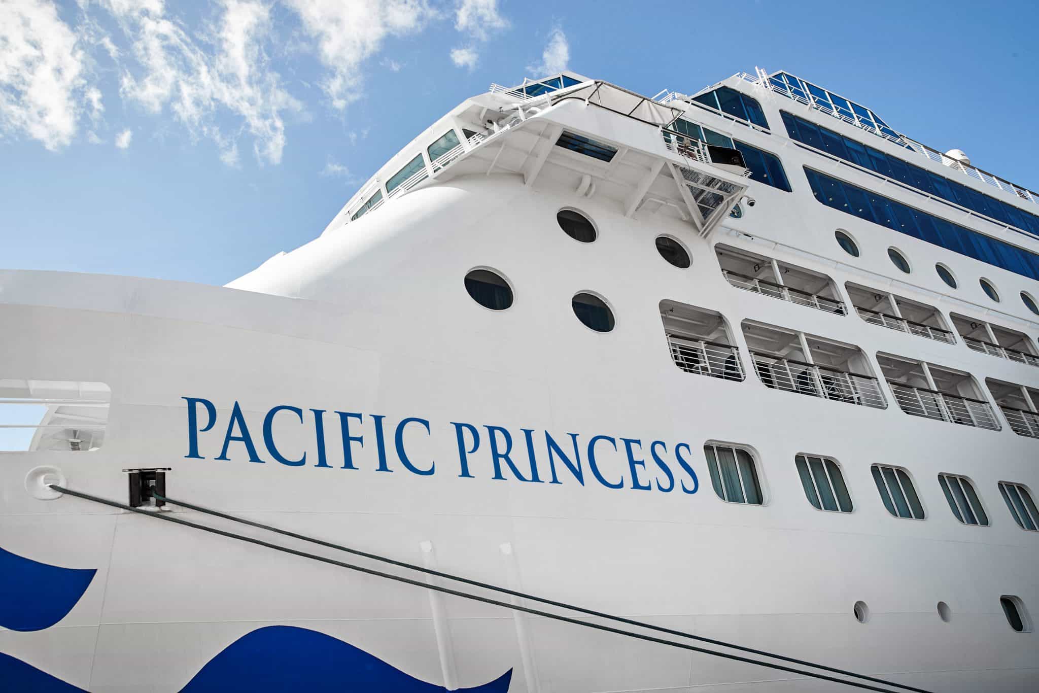 pacific princess exterior ship