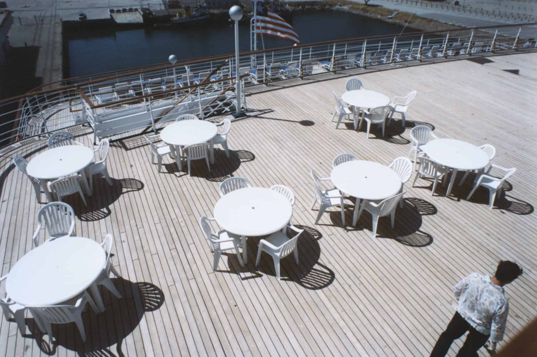 Aft Lido Deck, as seen from aft Sun Deck.